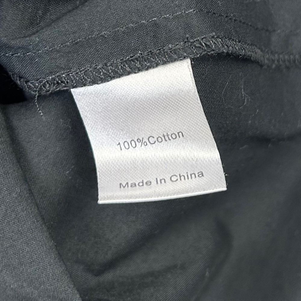 Tuckernuck Teagan Popover Shirt Women's Large Black Top Ruffle - Picture 8 of 9
